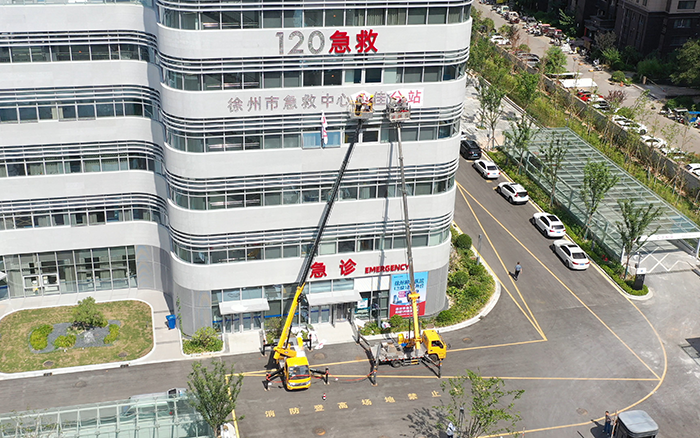 酷暑施工不 “烤” 验：凯时娱乐 C系列GKS28 成施工 “实时雨”